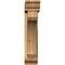 Ekena Millwork Legacy Traditional Rough Sawn Bracket w/ Offset Brace, Western Red Cedar, 6"W x 24"D x 28"H BKT0604X24X28LEC01RWR - alternate 4